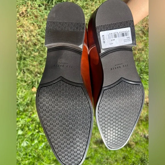 Ted Baker London Watele Leather Derby in Tan SZ 11.5 - Picture 9 of 10